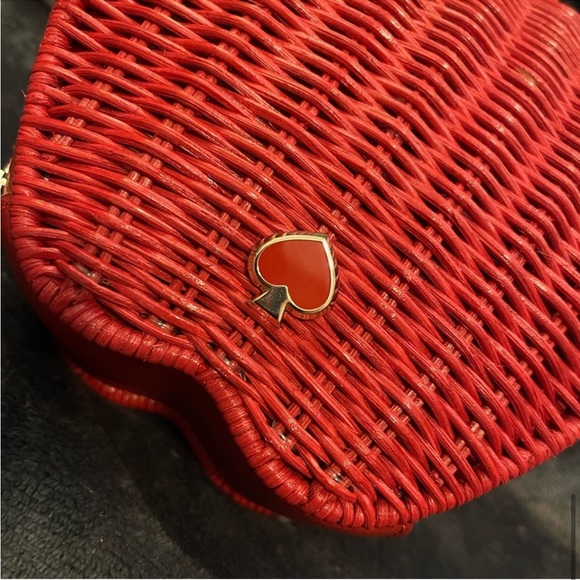 Kate Spade Apple wicker Crossbody Limited Edition - Picture 9 of 11